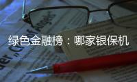 绿色金融榜：哪家银保机构的“奢侈品”成色更佳？
