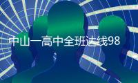 中山一高中全班达线985，平均664.6分