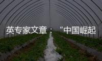 英专家文章：“中国崛起见顶”是西方一厢情愿