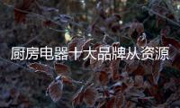 厨房电器十大品牌从资源�、渠道、设计三方面谋发展
