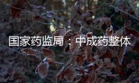 国家药监局：中成药整体合格率在99%以上