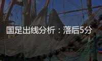 国足出线分析：落后5分头名无望 只能争第二