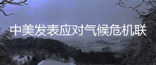 声明双方认同峰会的中美目标