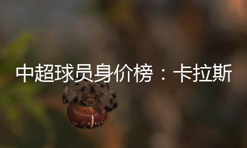 中超是科万下降最多的球员