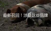最新召回！涉及这些品牌车辆